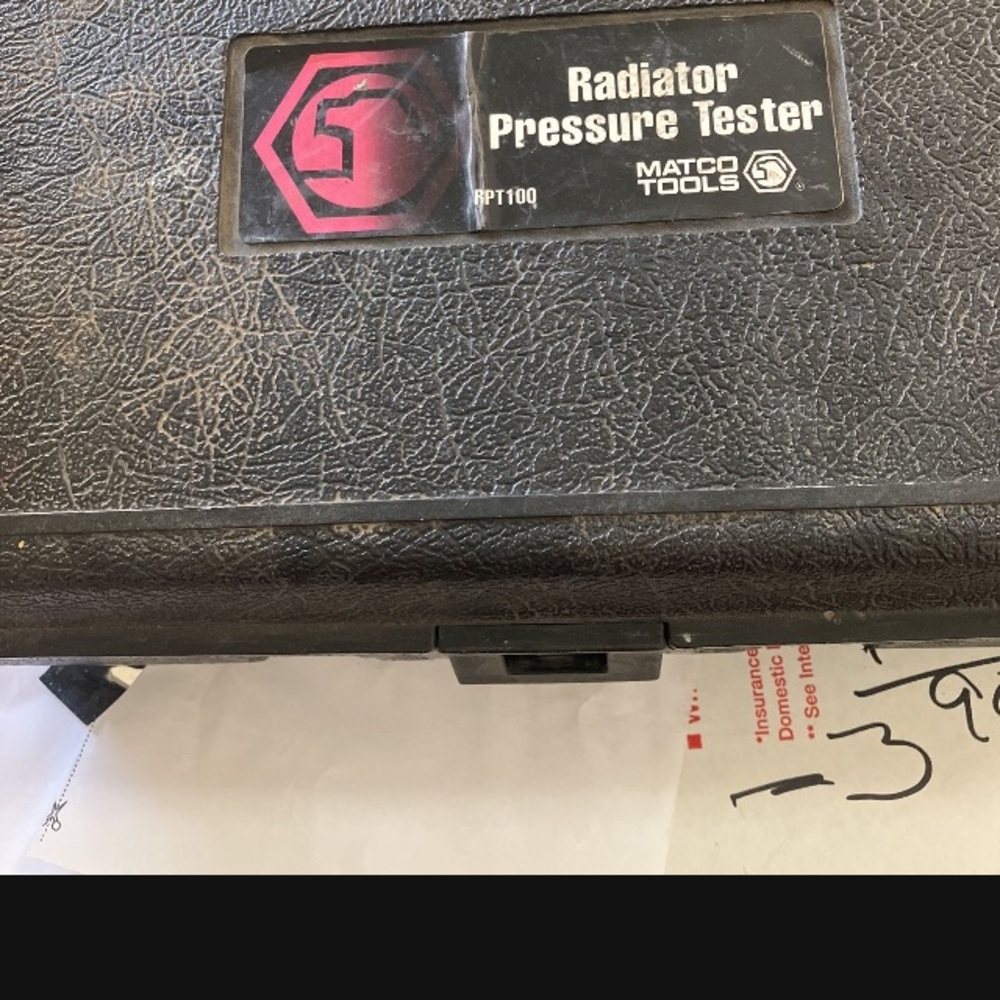 Matco radiator pressure tester